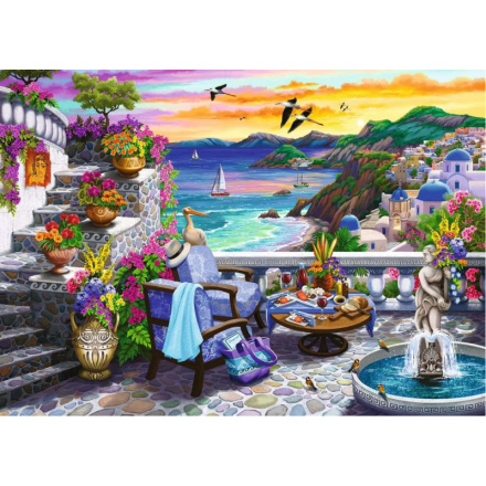 Puzzle Západ slunce nad Santorini EXTRA 300 dílků 147383