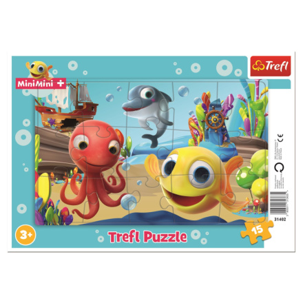 TREFL Puzzle Rybka MiniMini 15 dílků 147593