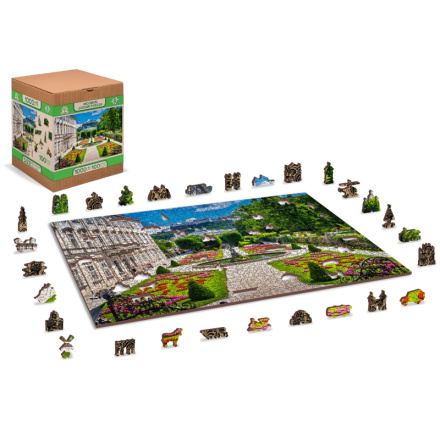 WOODEN CITY Dřevěné puzzle Palác Mirabell a Salzburský hrad 2v1, 1010 dílků EKO 147670