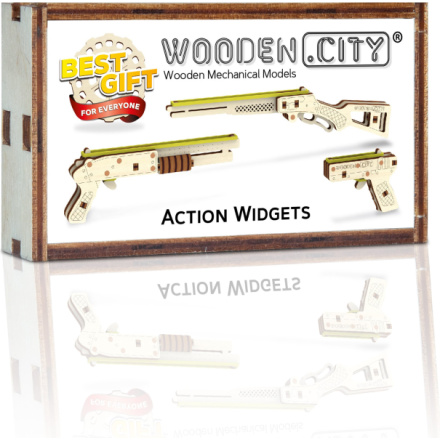 WOODEN CITY 3D puzzle mini sada Widgets: Akce 30 dílků 147747