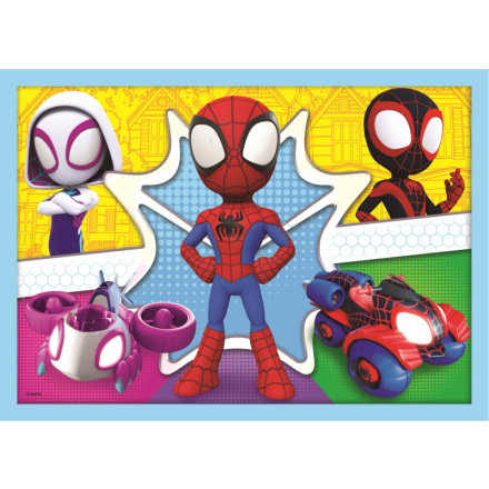 TREFL Puzzle Spidey a jeho úžasní přátelé 4v1 (12,15,20,24 dílků) 147797