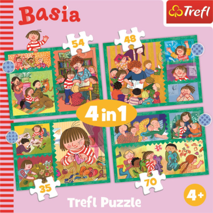 TREFL Puzzle Basia 4v1 (35,48,54,70 dílků) 147853