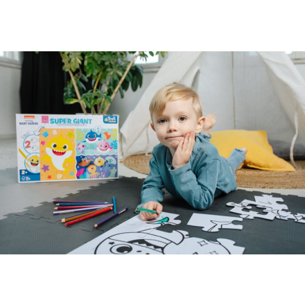 TREFL Oboustranné puzzle Baby Shark SUPER GIANT 15 dílků 147873