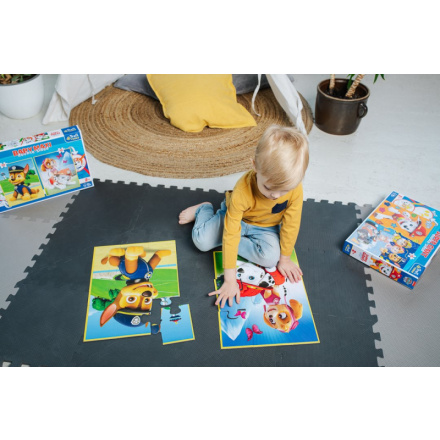 TREFL Oboustranné puzzle Tlapková patrola: Chase, Marshal a Sky BABY MAXI 2x10 dílků 147884