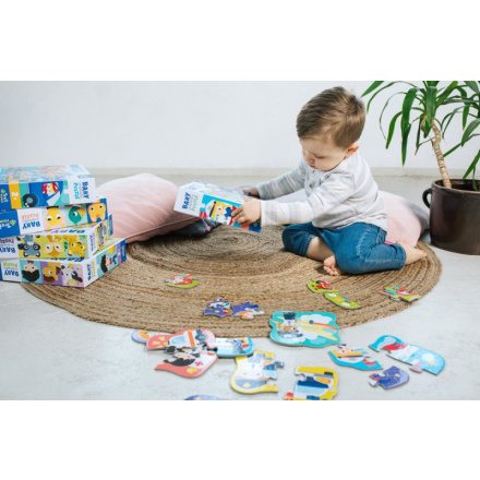 TREFL Baby puzzle Na staveništi 6v1 (2-6 dílků) 148007