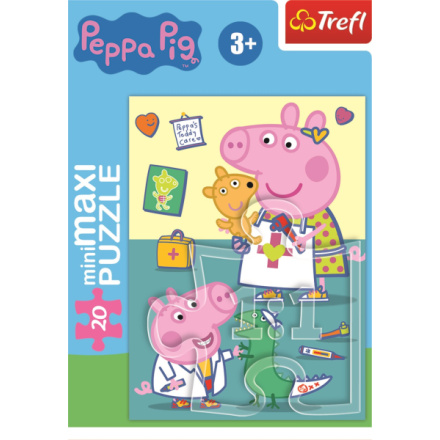 TREFL Puzzle Prasátko Peppa: Zdravotní prohlídka 20 dílků 148012