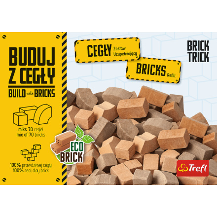 TREFL BRICK TRICK Náhradní balení cihel mix 70ks 148015