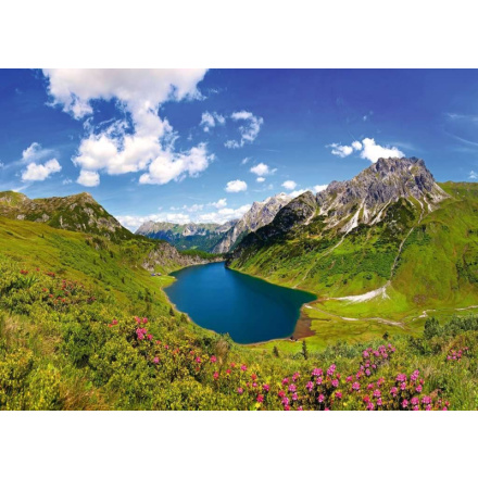 RAVENSBURGER Puzzle Jezero Tappenkarsee, Kleinarl, Rakousko 1000 dílků 148178