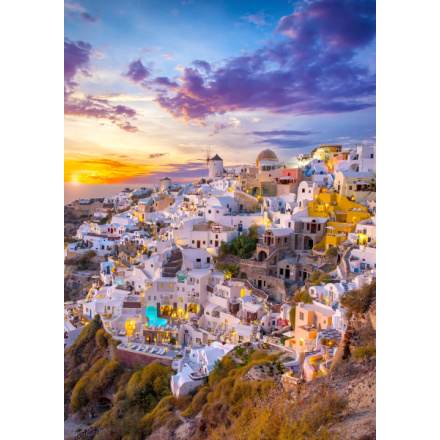 ENJOY Puzzle Západ slunce nad Santorini 1000 dílků 148532