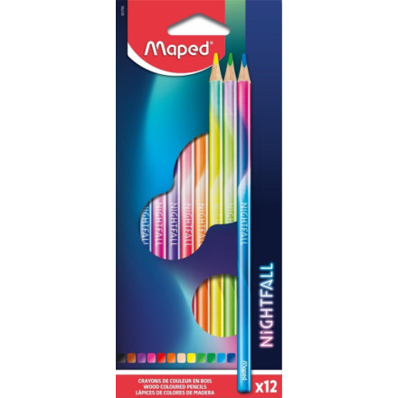 MAPED Pastelky Color'Peps Nightfall 12ks 148601