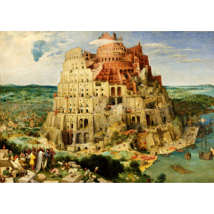 ENJOY Puzzle Pieter Bruegel: Babylonská věž 1000 dílků 148669