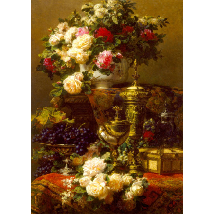 ENJOY Puzzle Jean-Baptiste Robie: Květiny a ovoce 1000 dílků 148686