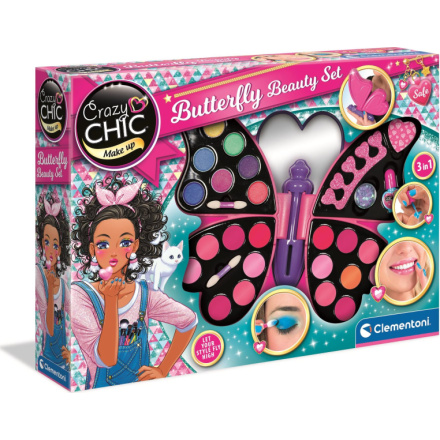 CLEMENTONI Crazy Chic Make up: Motýl 3v1 149124