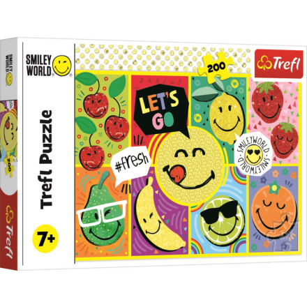 TREFL Puzzle Smiley: Šťastný Smiley 200 dílků 149382