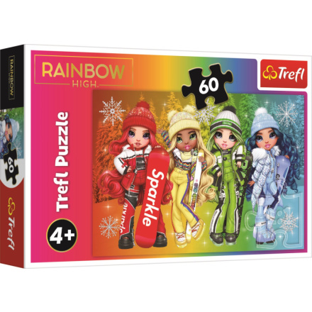 TREFL Puzzle Rainbow High: Veselé panenky 60 dílků 149385