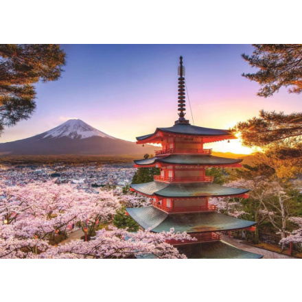 RAVENSBURGER Puzzle Rozkvetlé třešně v Japonsku 1000 dílků 149481