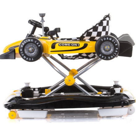 CHIPOLINO Chodítko interaktivní Car Racer 4v1 Yellow 149604