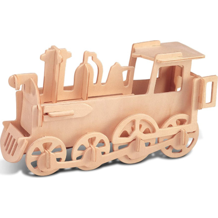 WOODEN TOY , WCK 3D puzzle Lokomotiva 30 dílků 149644