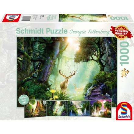 SCHMIDT Puzzle Jelen v lese 1000 dílků 149771