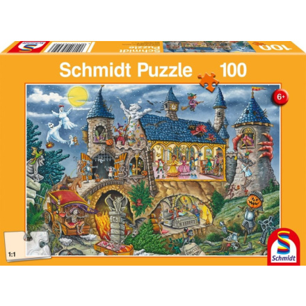 SCHMIDT Puzzle Strašidelný hrad 100 dílků 149791