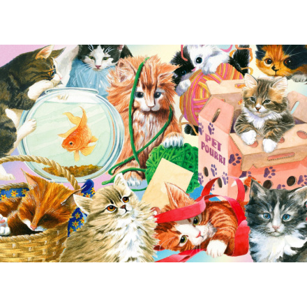ENJOY Puzzle Zvědavé kočky 1000 dílků 149968