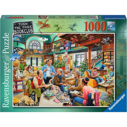 RAVENSBURGER Puzzle Knižní klub Turn the Page 1000 dílků 150199