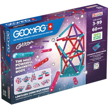 GEOMAG Glitter 60 dílků 150327