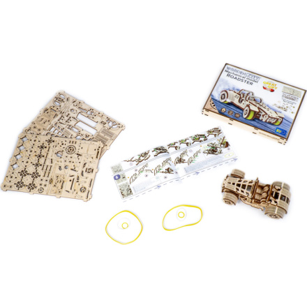 WOODEN CITY 3D puzzle Automobil Roadster 111 dílů 150362