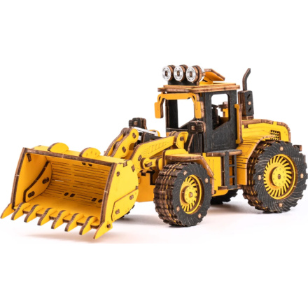 ROBOTIME Rokr 3D dřevěné puzzle Buldozer 211 dílků 150936