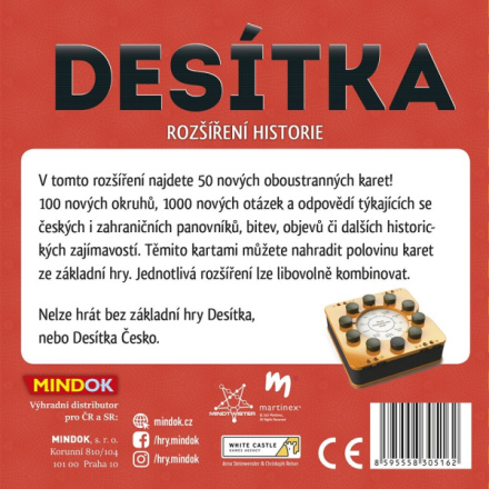 MINDOK Desítka: Historie (rozšíření) 151038