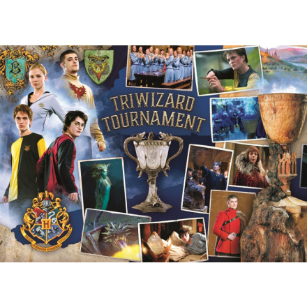 TREFL Puzzle Harry Potter: Turnaj tří kouzelníků, Famfrpál a Bradavice 400 + 500 + 600 dílků 151113