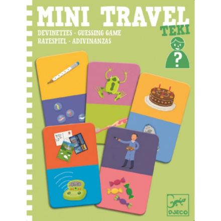 DJECO Cestovní hra Mini Travel Teki - Kdo jsem? 151263