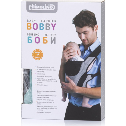 CHIPOLINO Dětské nosítko Bobby Grey 151288