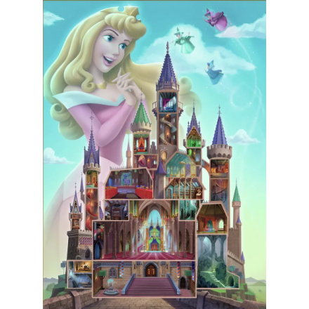 RAVENSBURGER Puzzle Disney Castle Collection: Šípková Růženka 1000 dílků 151354