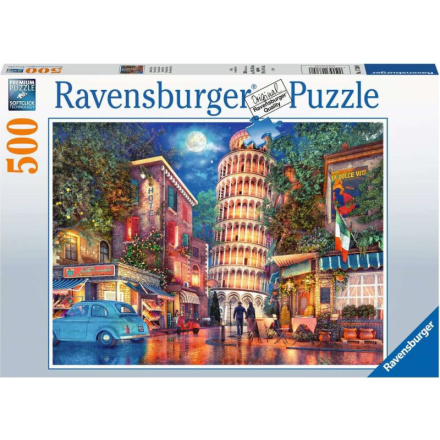 RAVENSBURGER Puzzle Uličky v Pise 500 dílků 151513