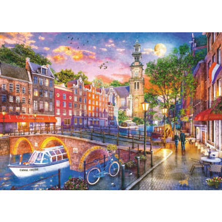 RAVENSBURGER Puzzle Amsterdam 1000 dílků 151655