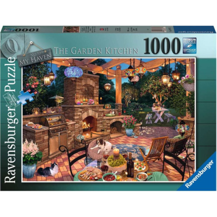 RAVENSBURGER Puzzle Moje útočiště č.10: Zahradní kuchyně 1000 dílků 151660