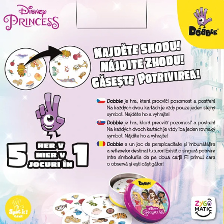 BLACKFIRE Dobble Disney Princezny 152050