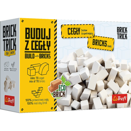 TREFL BRICK TRICK Balení bílých cihel mix 70ks 152079