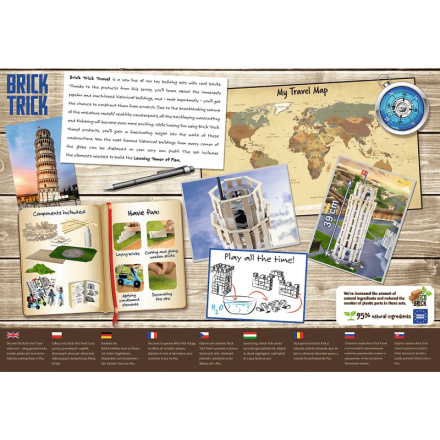 TREFL BRICK TRICK Travel: Šikmá věž v Pise L 260 dílů 152080