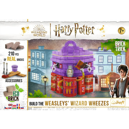 TREFL BRICK TRICK Harry Potter: Weasleyho kouzelnické žertíky M 210 dílů 152084