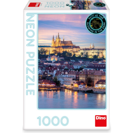 DINO Svítící puzzle Hradčany, Praha 1000 dílků 152118