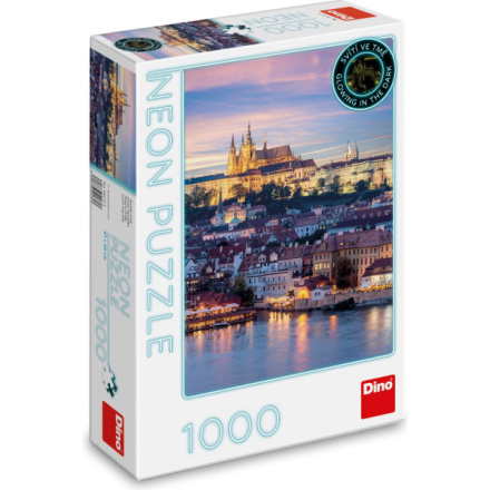 DINO Svítící puzzle Hradčany, Praha 1000 dílků 152118