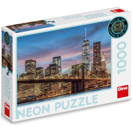 DINO Svítící puzzle New York 1000 dílků 152120