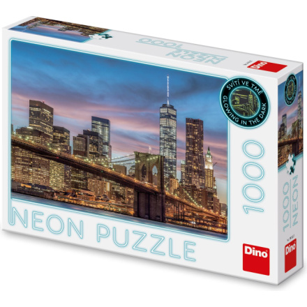 DINO Svítící puzzle New York 1000 dílků 152120