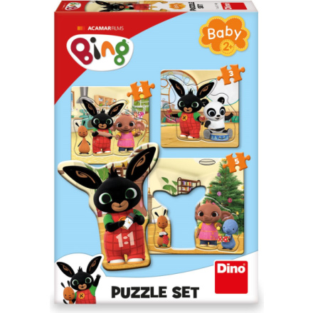 DINO Baby puzzle Bing a kamarádi 3v1 (3,4,5 dílků) 152125