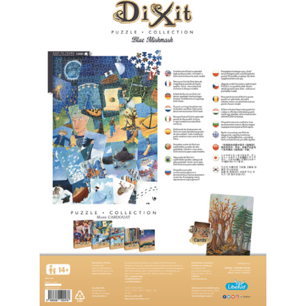 LIBELLUD Puzzle Dixit Collection: Modrý Mišmaš 1000 dílků 152189