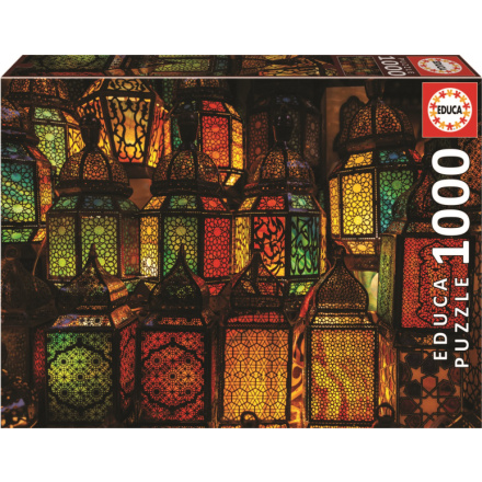 EDUCA Puzzle Kouzla Arábie: Koláž luceren 1000 dílků 152232