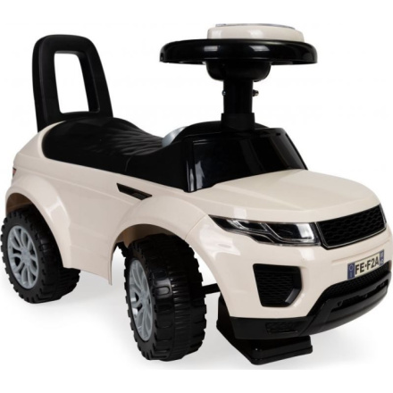 ECOTOYS Odrážedlo Auto s melodiemi bílé 152706