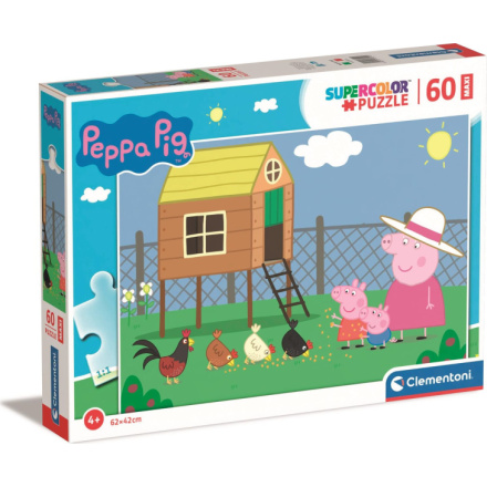 CLEMENTONI Puzzle Prasátko Pepina MAXI 60 dílků 152752